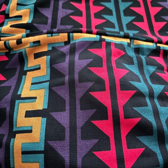 LULAROE maxi skirt high waisted multi abstract print XXS new without tags NWOT - Picture 4 of 5